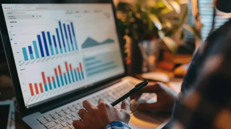 Analyse de tableaux de bord et de tendances de marché